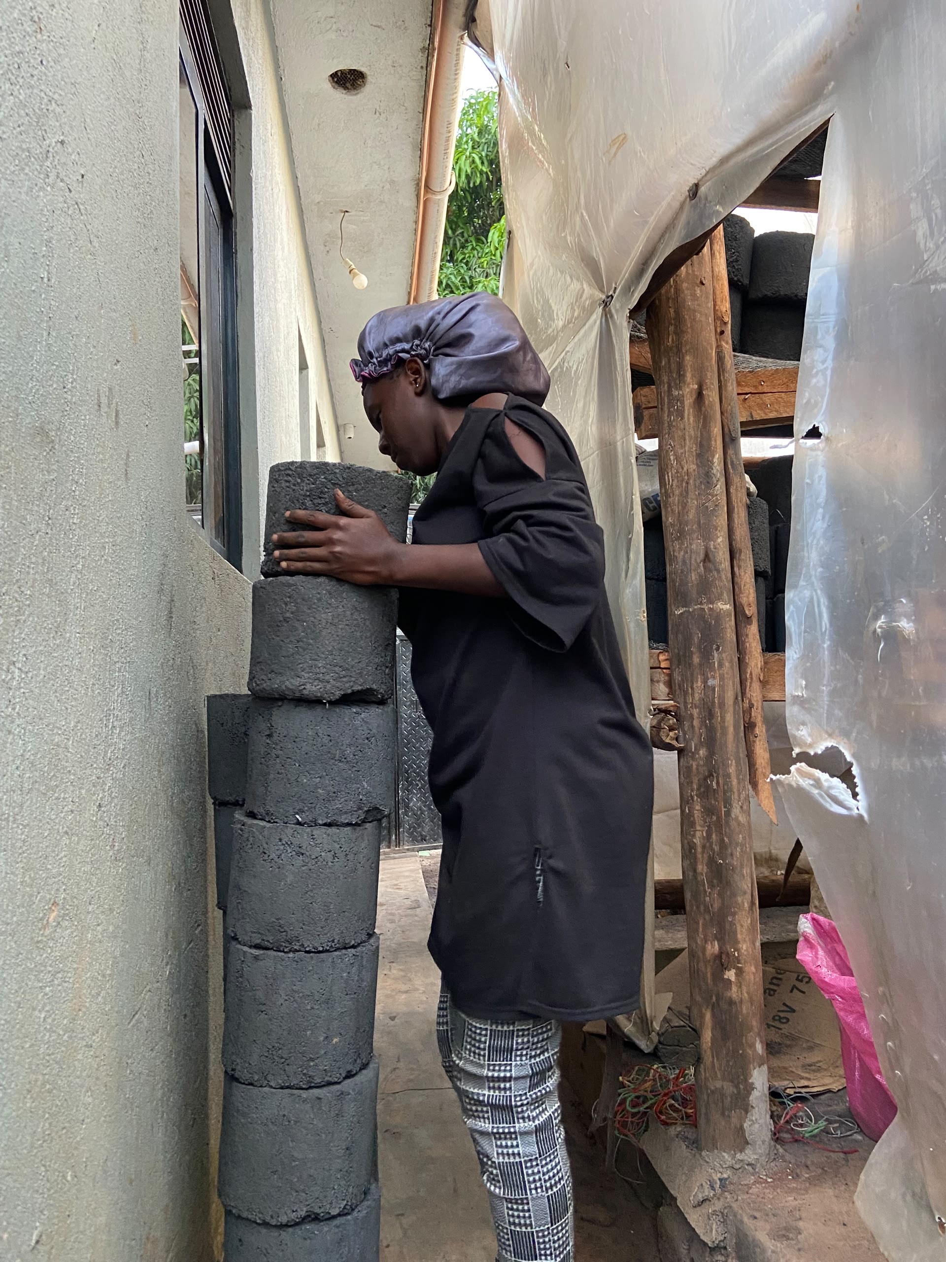 Charcoal briquette community activity