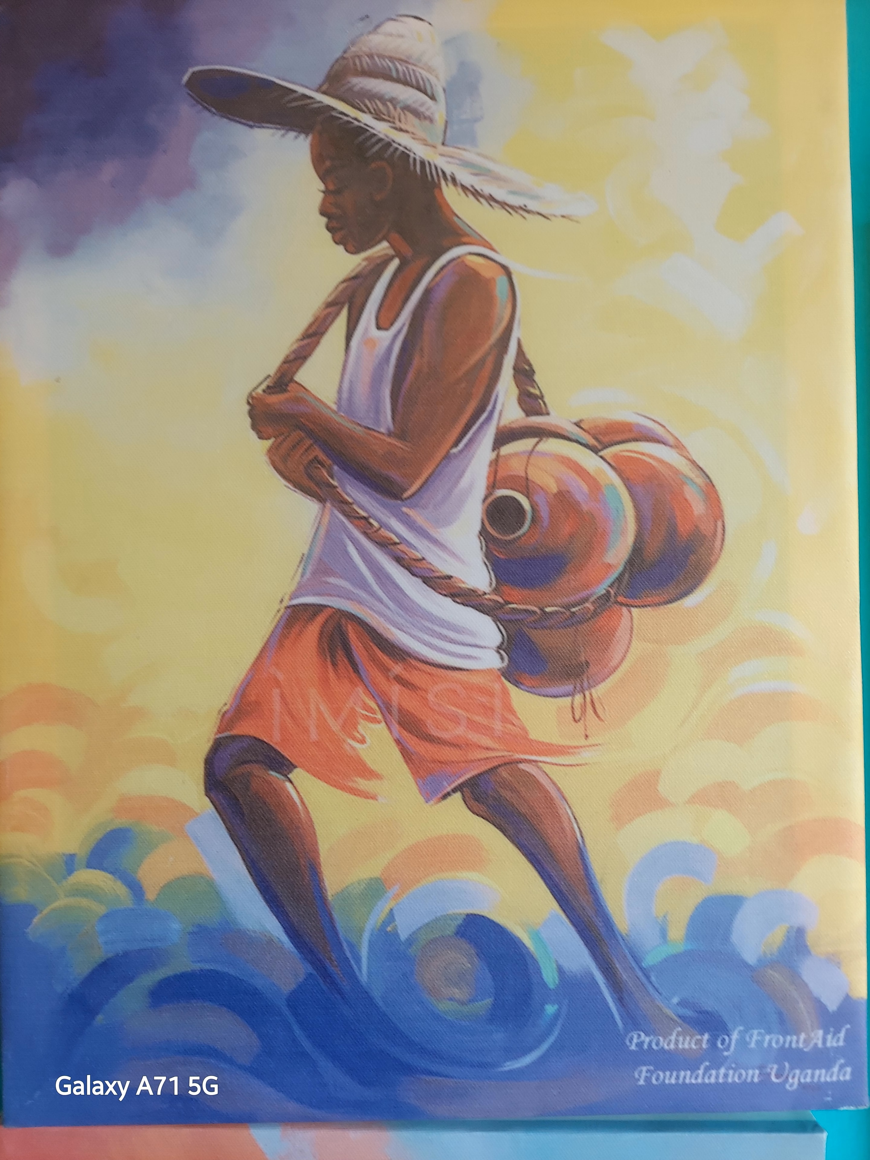 Original artwork from Front Aid community livelihoods work