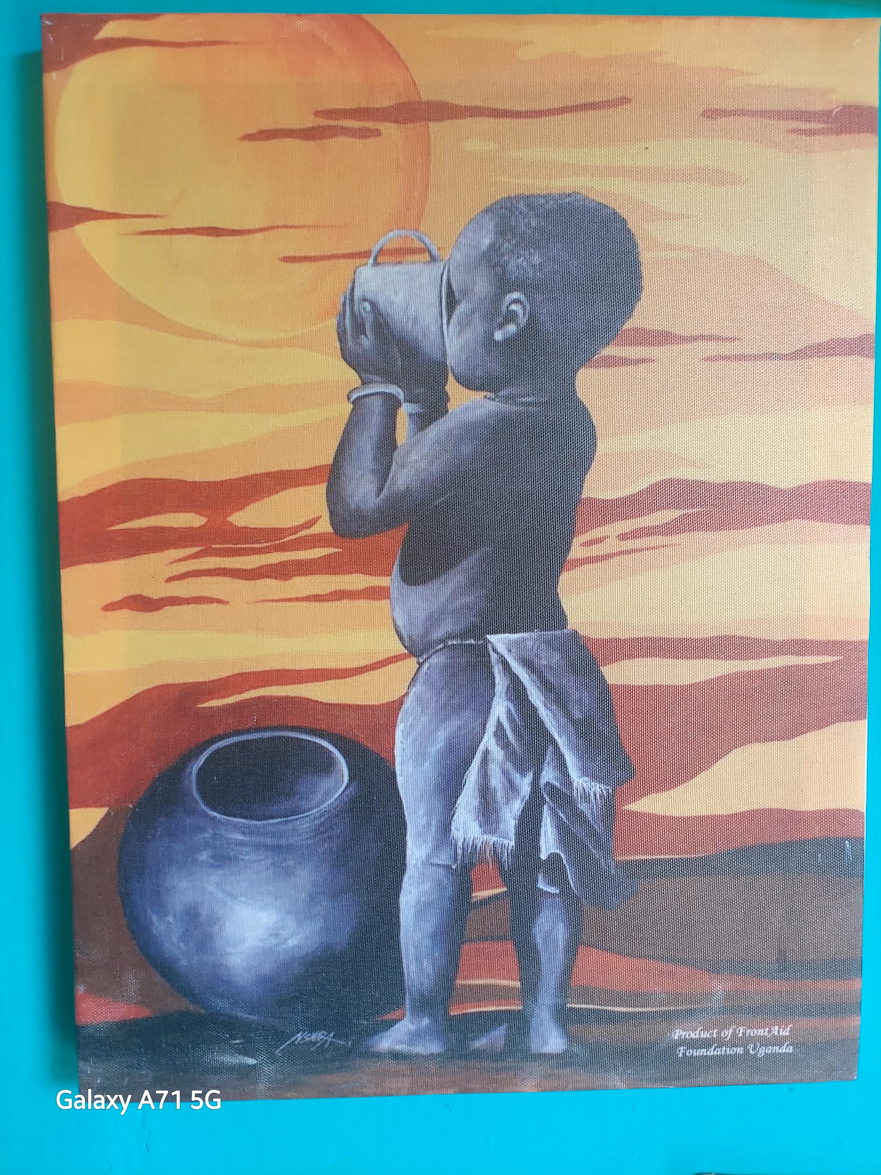 Original artwork from Front Aid community livelihoods work