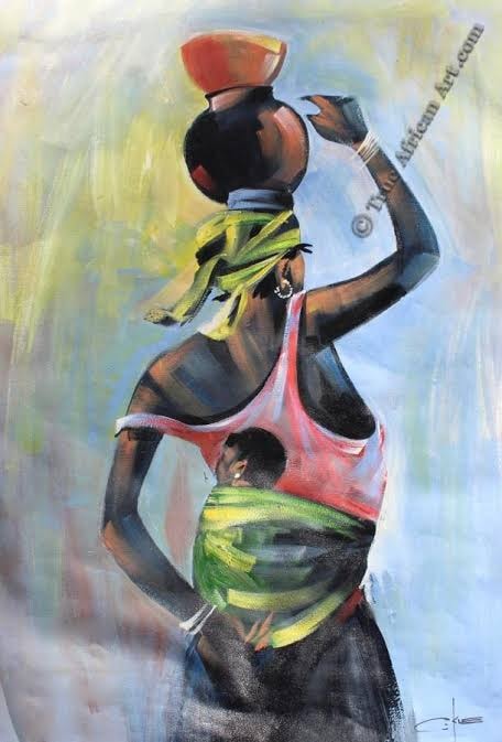 Original artwork from Front Aid community livelihoods work