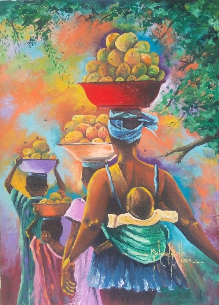 Original artwork from Front Aid community livelihoods work
