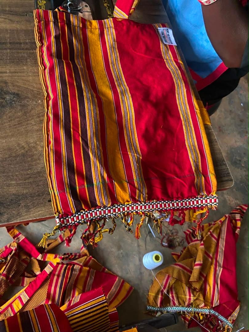Handmade craft from Front Aid community livelihoods work