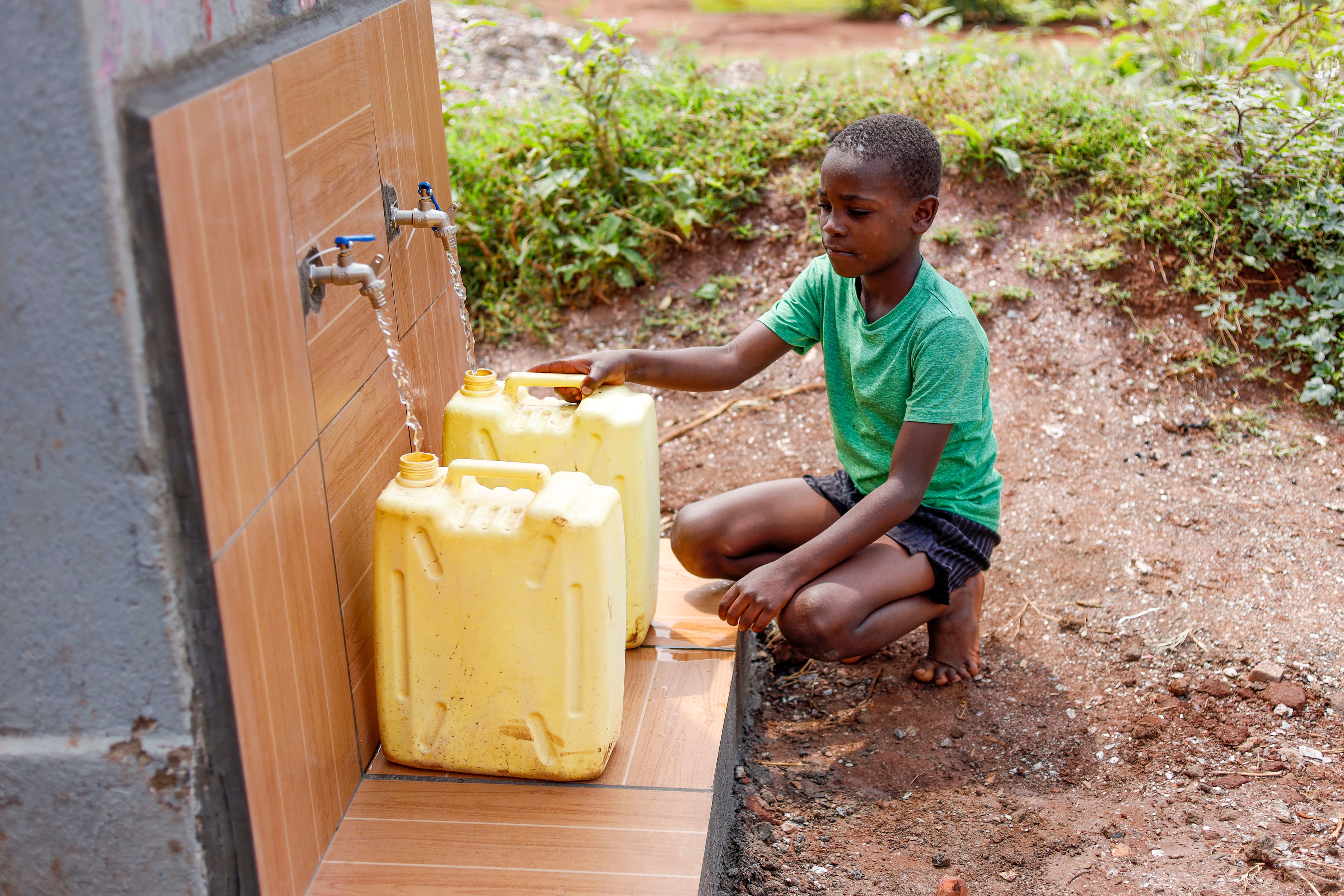 Progress on the new Buwambo water source