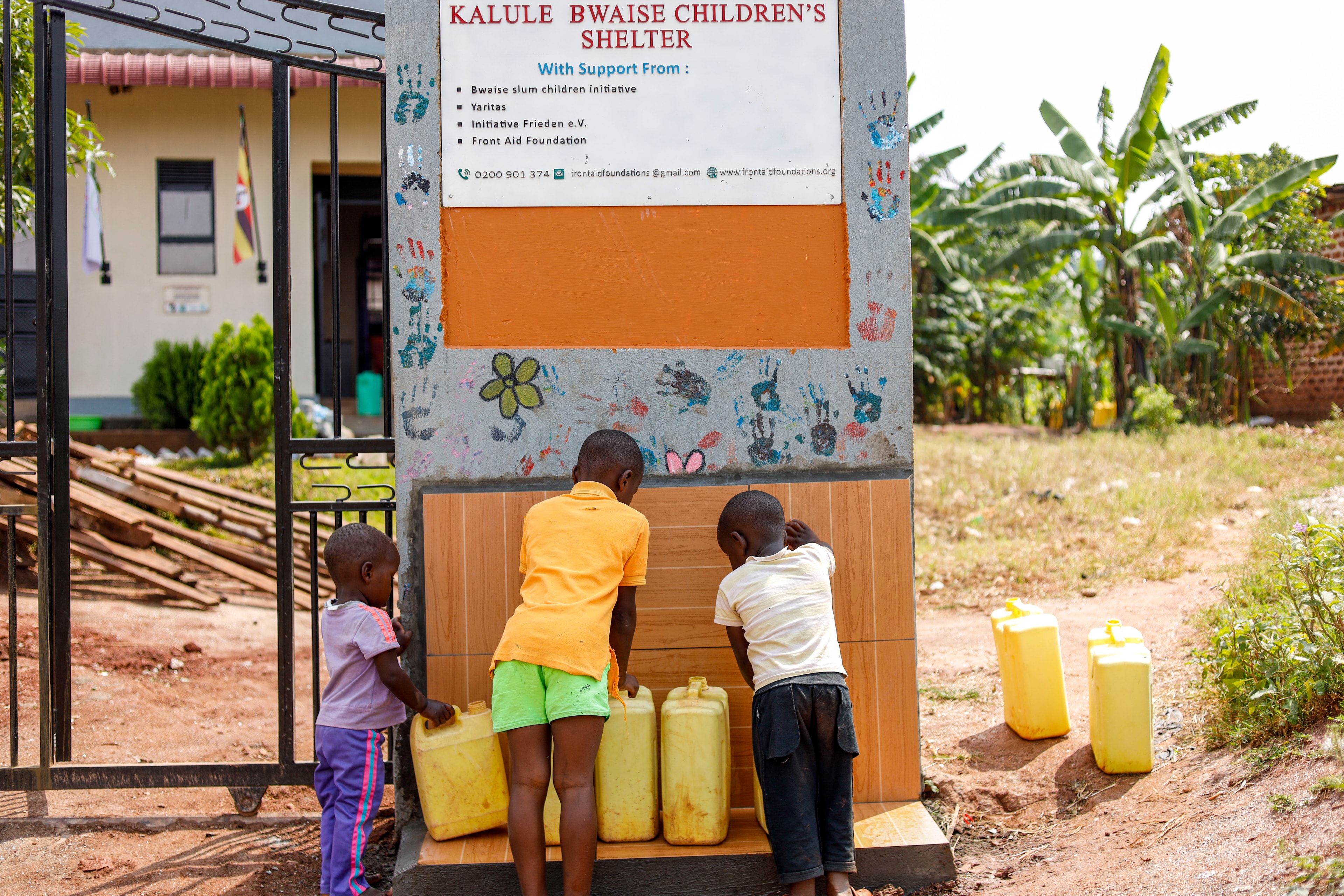 The well project taking shape in Buwambo