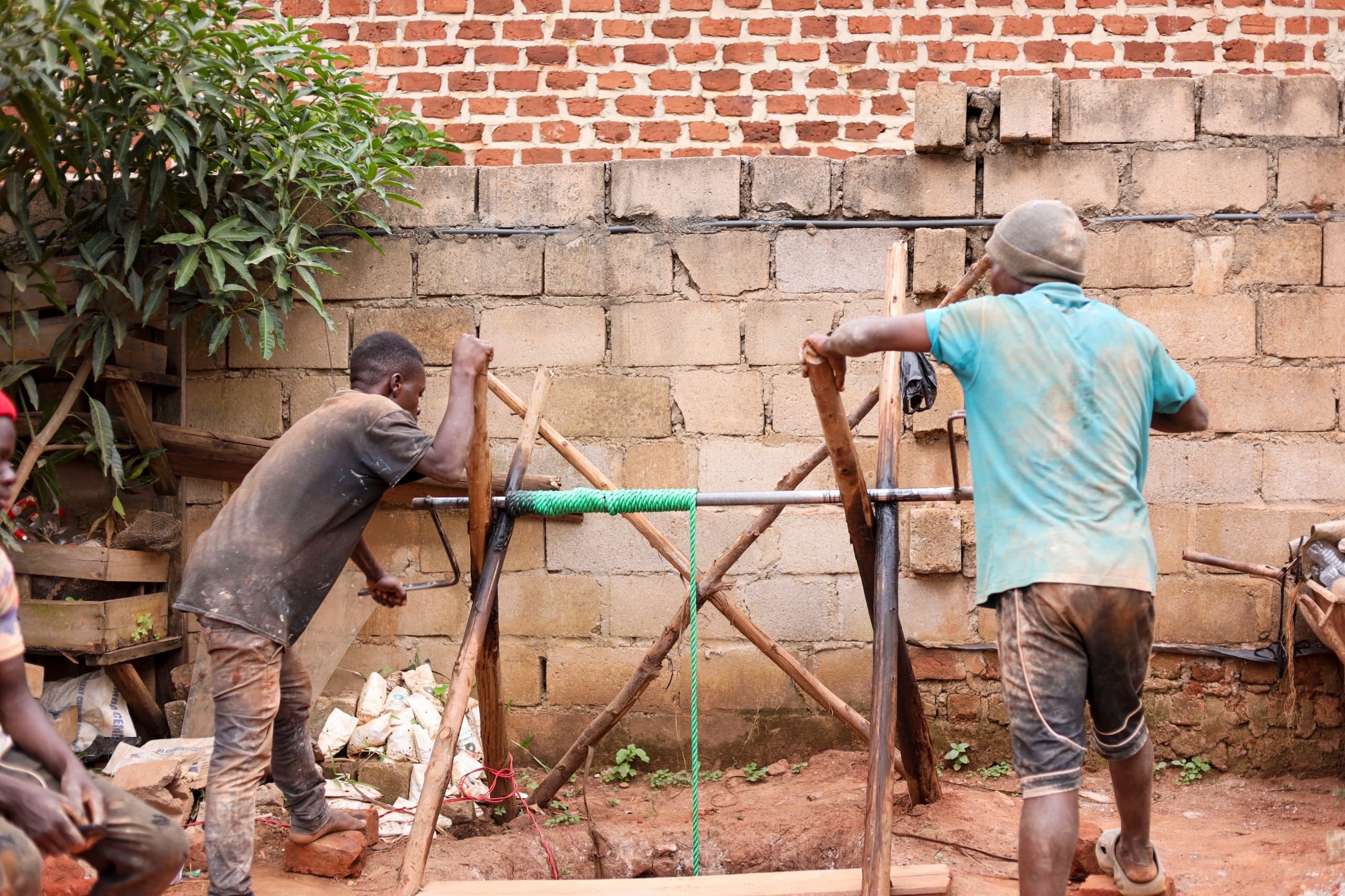 Additional well construction work in Buwambo